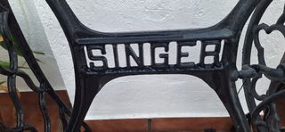 Base Máquina Coser Singer Hierro Forjado