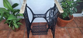 Base Máquina Coser Singer Hierro Forjado