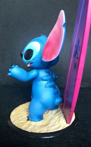 Figura Stich Surfista - Resina Pintada