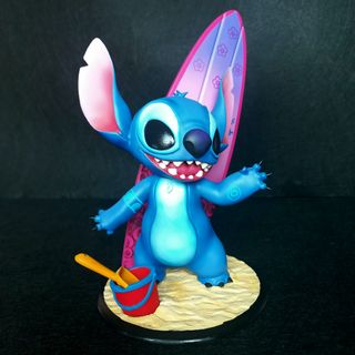Figura Stich Surfista - Resina Pintada