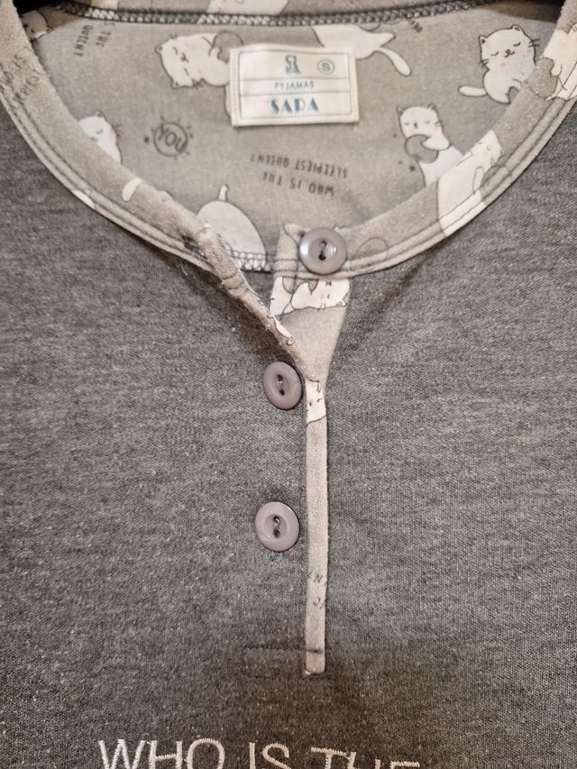 Pijama SARA Gris