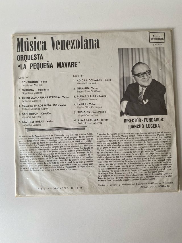 Música Venezolana - LP Vinilo