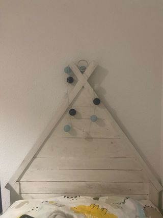 Cabecero cama 90 tipi blanco