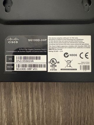 Cisco SG100D-08P Switch