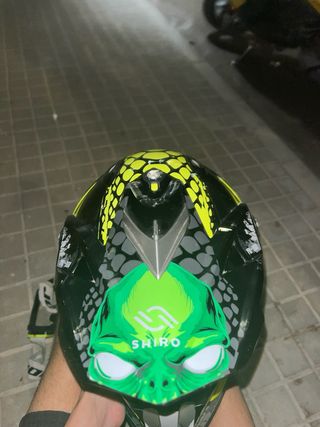 Casco motocross Shiro niño !!PRECIO NEGOCIABLE!!