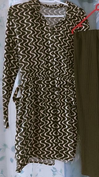 Conjunto blusa y pantalón