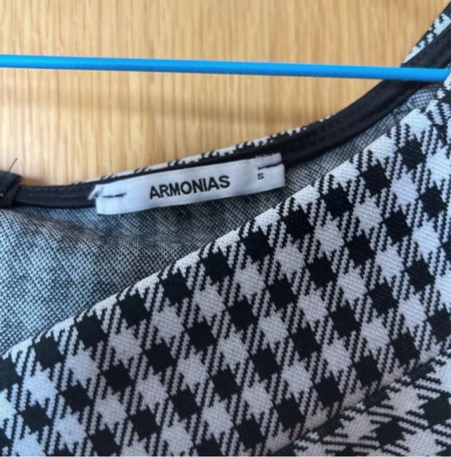 Vestido Vichy Blanco&Negro