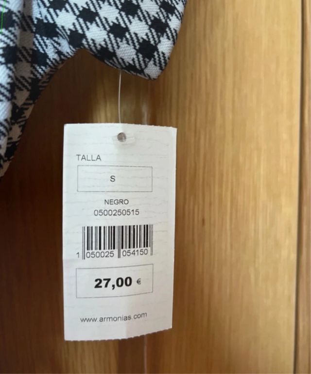 Vestido Vichy Blanco&Negro