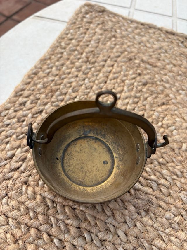 Pieza balanza bronce antigua