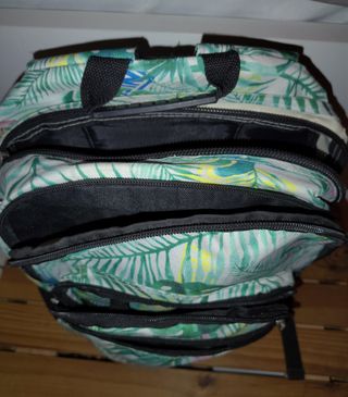 Mochila escolar Munich estampado plantas