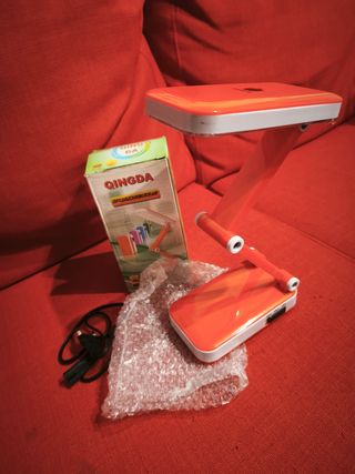 Lámpara escritorio LED QINGDA - Naranja