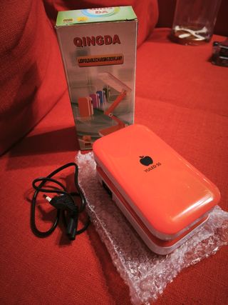 Lámpara escritorio LED QINGDA - Naranja