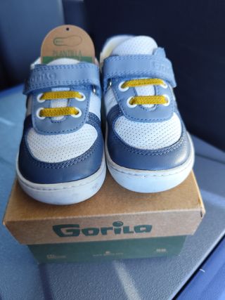 Zapatillas Gorila Bebé - Azul Marino Talla 22