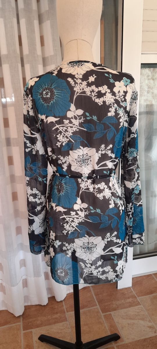 Camisa boho chic L - pedrería