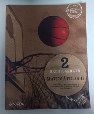 Libro de Matemáticas 2 bachillerato 