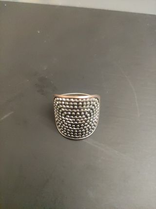 Anillos de bisutería - rojos y plateados