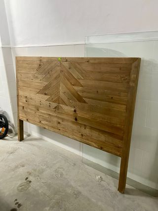 Cabecero Maison du Monde de madera maciza de pino 