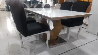 MESA DE DISEÑO EXTENSIBLE DE CRISTAL TEMPLADO 