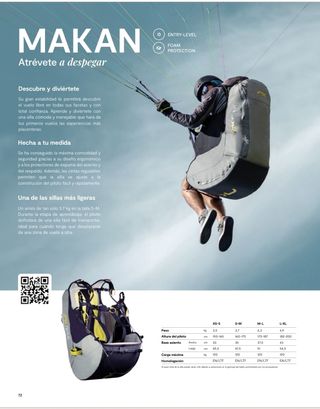 Parapente Niviuk Makan talla L