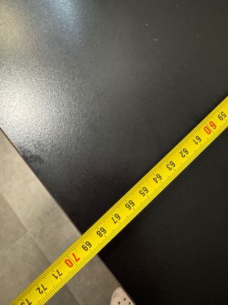 Mesa cocina - Moderna, negra y gris. se regala tv