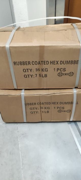 Mancuernas hexagonales 35kg