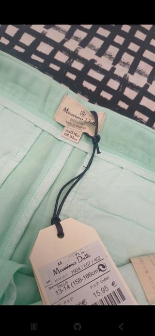 Shorts Massimo Dutti mint