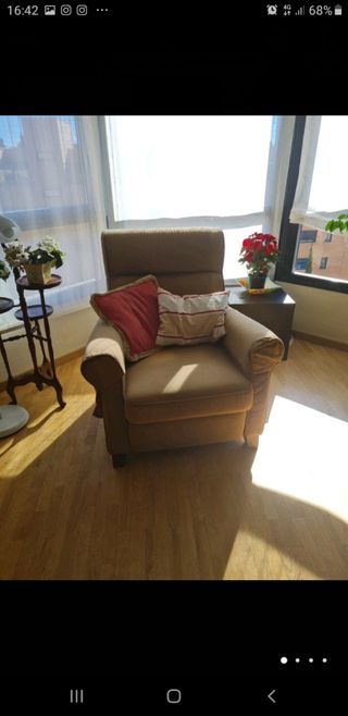 Sillón relax beige - Cómodo
