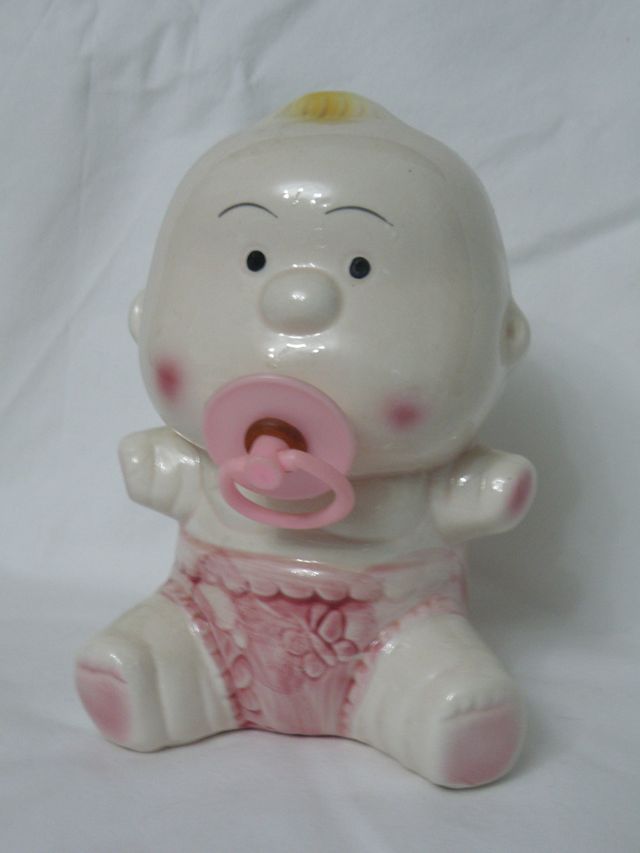 Hucha bebé cerámica - chupete