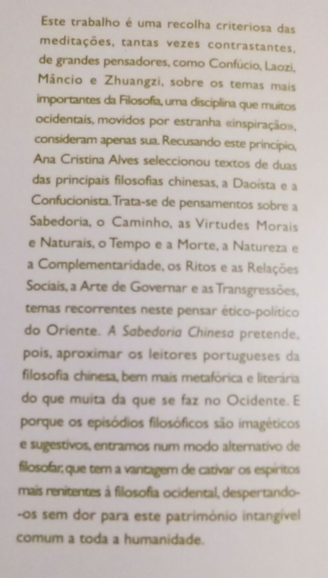 A Sabedoria Chinesa