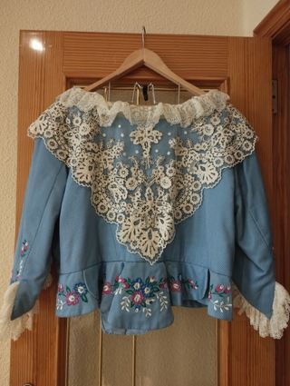 Corpiño Fallera Azul (No incluye manteletas)