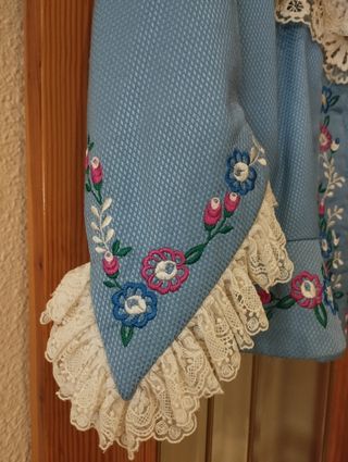 Corpiño Fallera Azul (No incluye manteletas)