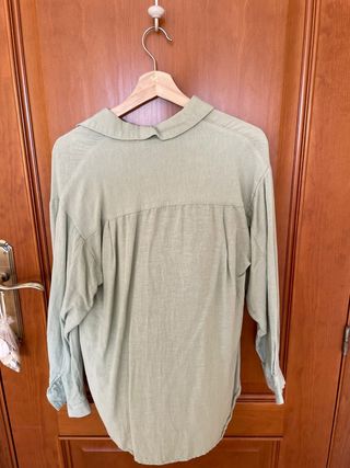 Camisa verde Stradivarius - Talla S