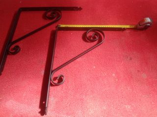 2 Escuadras soportes Pared Forja 35x40cm