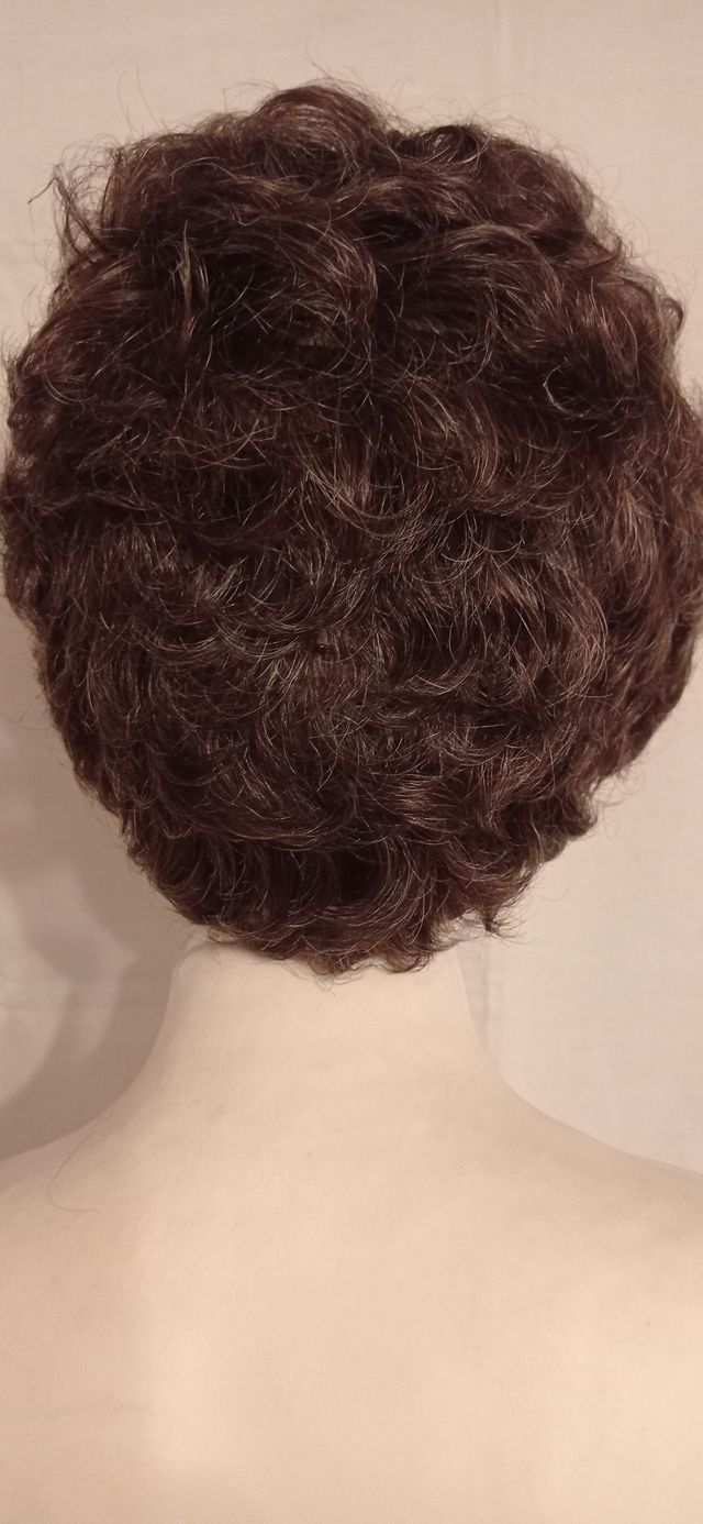 Peluca Monje's marrón - canas