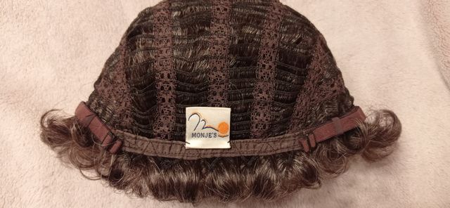 Peluca Monje's marrón - canas