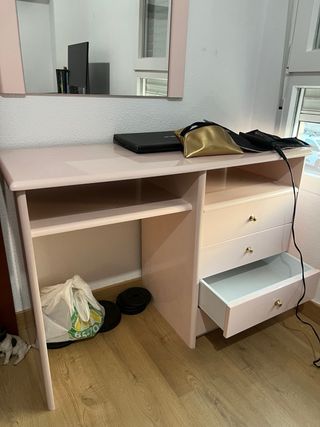 Armario, mesa noche, escritorio Pack