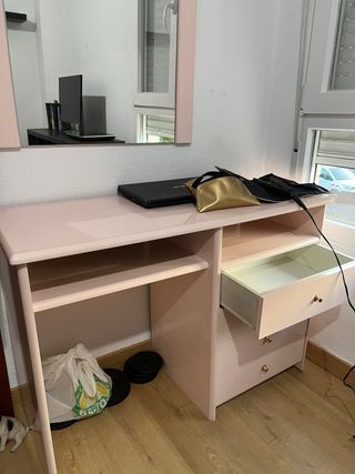Armario, mesa noche, escritorio Pack