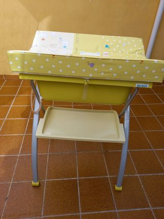 Bañera Bebe Brevi - cambiador