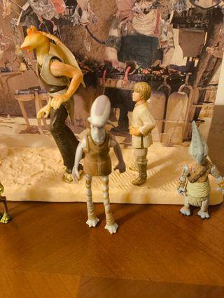 Star Wars Mos Espa Encounter + Pilotos Podracer.