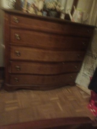 Cómoda madera 5 cajones