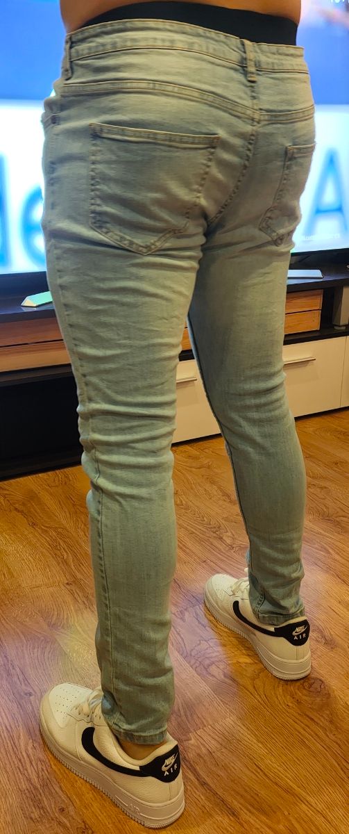 Jeans Primark skinny azul talla L