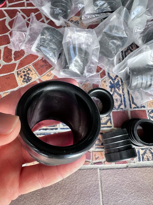 Tapones goma cañeros - 12uds