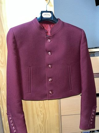 Traje campero hombre - Granate