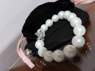Pulsera Tous - de Perlas y flor de circonita .