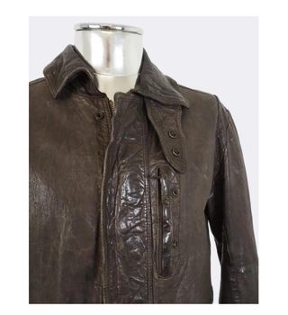Chaqueta cuero negra