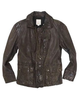 Chaqueta cuero negra