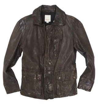 Chaqueta cuero negra