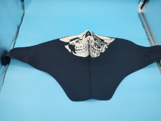 Maschera moto teschio neoprene