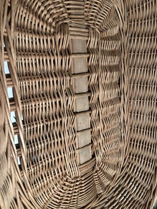 Cesta mimbre rectangular  Bandeja artesanal autent