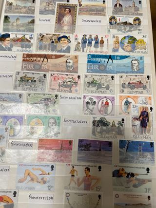 Sellos Isla de Man: Colección